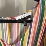 Eloquii Elements Plus Size Dress Striped Kimono Shark Bite Hem Midi Dress Sz 14 Photo 7