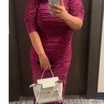 Free People  Briella Midi Dress in Fuschia Combo Size Medium Photo 2