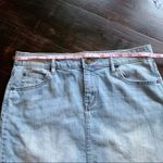 a.n.a Bleached Denim Mini Skirt Photo 6