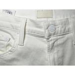 New Mother White Straight Jeans, size 30 Photo 2