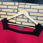 Ralph Lauren Lauren  Red‎ Velvet Trimmed Top Size XL Photo 2