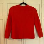 Loft orange zipper sweater jacket size xsp Photo 3