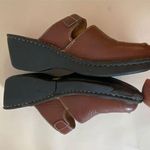 Born Gala Briar MaryJane Brown Buckle Leather Clogs Size 9 Photo 2