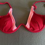 Coquette Red Pink Underwire Bikini Top Swimsuit Photo 0