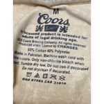 Coors The Original Cowboy Beige Crew Neck Short Sleeve Graphic Tee T-Shirt Top M Photo 3