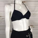 Splendid  Solid Bayside Underwire Halter Swim Top Photo 5