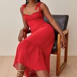 Reformation 1HR SALE ⚡ Nikita Dress (Cherry) Photo 0