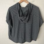 Lululemon Knot Gonna Fly Hoodie Striped Gray Tie Front Short Sleeve shirt 8 Photo 7