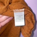 Garnet Hill Embroidered Organic-Linen Split-Neck Tee Size L Casual Boho Peasant Photo 6