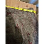 80s leather paisley maxi skirt M Aline stretch Ranch hippie Western Ranch boho Brown Size M Photo 8