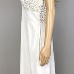 Vassarette Vintage Hollywood Full Slip 36S Sleeveless Sheer Lace Applique White Photo 5