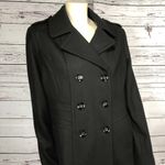 Kenneth Cole  double breasted black pea coat size 12 Photo 3
