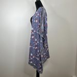 Japna  Boho Multicolor Floral Print Open Front Kimono Cover Up Cardigan Photo 1