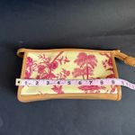 Tommy Bahama Yellow & Pink Tropical Print Cosmetic/Toiletry Bag Photo 5