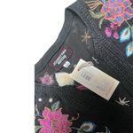 Johnny Was New  Workshop | Cordella Boho Tie Dress – Black Silk | Size M Photo 5