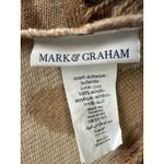 Mark and Graham Camel Camo Fringe Blanket Scarf One Size Soft Sweater Material Brown Photo 3