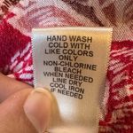 EUC John Paul Richard Women’s Sz M Skirt Floral Boho Print Shell Buttons Tassels Red Size M Photo 9