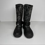 Kamik  snow boots women's 6 black white swirl insulated waterproof winter ankle Photo 2