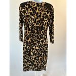 Thalia Sodi Sexy Sz: M Stretch Leopard Faux Wrap Dress (b7a) Photo 1