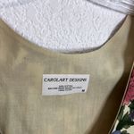 Carolart Design Vintage Teacher Dress Womens Size Medium Floral Cotton Jumper Pink Photo 1