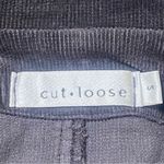 Cut Loose Gray Corduroy Blazer Jacket Small USA Made Minimalist Soft Grunge Photo 2