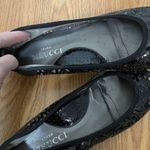 Sesto Meucci  Laser floral Cut Out Black Patent slip on Flats size US 6.5 Photo 6