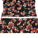 Siren Lily  Black Dress with Red and Yellow Floral Pattern Photo 5