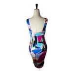 Diane Von Furstenberg  Dress Women‎ 8 Blue Pink Silk Blend Eliot Butterfly Mini Photo 2