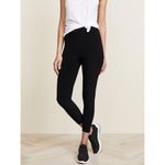 Norma Kamali Cropped Leggings in Black X-Small New Womens Pants Photo 10