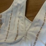 Gilly Hicks NWT  Reversible Sports Bra in White and Tan size small Pink Photo 1