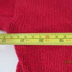 Victoria Jones  Womens M Red Sweater Beaded Embellished Sequence Festive Photo 7