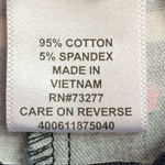 Elle  Black and Pink Floral Chino Shorts Size 2 Photo 5