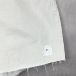 Old Navy  Womens Hot Dad Short Size 16 Calla Lily White Denim Coastal Core Summer Photo 1