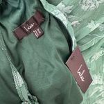 Lulus  Float to You Green Floral Print Halter Tiered Midi Dress Cocktail XS NWT Photo 12