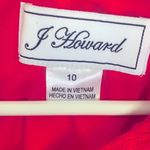 J. Howard Raspberry Dark Pink Lace Dress Midi Size 10 Photo 1