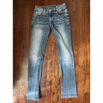 Miss Me Fleur De Lis Skinny Jeans Size 27 Photo 1