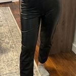 Abercrombie & Fitch Ankle Straight vegan Leather Pants Photo 1
