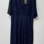 Pinup Couture Blue Lace Dress V Photo 0