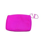 Valentino Garavani Valentino V Logo Studded Mini Clutch Pouch Bag Hot Pink Fuchsia Photo 1