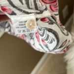 La Plage Chic Pink and White tunic Dress with Elegant Floral Design Photo 4