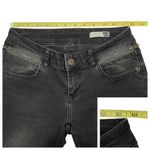 ANINE BING Double Zipper Skinny Jeans - Charcoal - 26 Photo 4