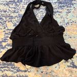 Ocean Drive Black Halter Tank Top Photo 1