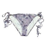 Eberjay Eberjey Marimar Gisele Swimwear String Bikini Bottoms Cream Red Floral Large NWT Photo 1