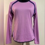 Nike EUC  Purple and Black Dri-Fit Long-sleeve Top size medium Photo 0