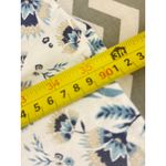 Universal Thread Blue Floral Ruffle Dress | Cotton Linen Blend | Size M Size M Photo 6