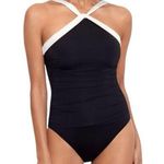 Ralph Lauren  NEW $132 Bel Air Colorblocked One-Piece Swimsuit 10 M Photo 0