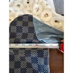 Sea New York Women's Patchwork Henley Sweater Size S Blue Photo 6