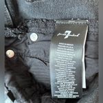 7 For All Mankind The High Waist Skinny Jeans Size 27 Foil Snow Leopard Metallic Photo 6