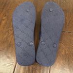 Ralph Lauren  navy blue flip flops 7/8 medallion Photo 4