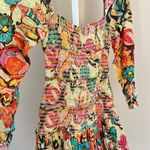 Hemant & Nandita Aroha Dress Tropical Midi size Small Orange Photo 4